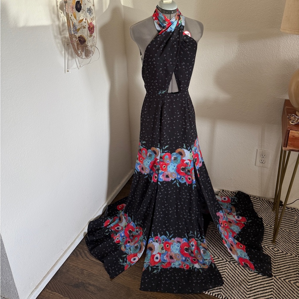 Fame and Partners Halter Dress